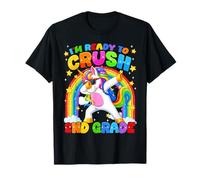 Im Ready To Crush Unicornio de Primer día de Segundo Grado para niños y niñas Camiseta