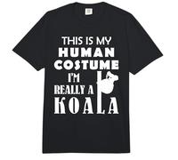 I'm Really a Koala Halloween Costume Adult Kids Girls Boys Comfort Colors Adult Heavyweight T-Shirt