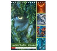 Im Reich der Fantasie (Tischkalender 2026 DIN A5 hoch), CALVENDO Monatskalender: Ein Kalender wie aus einer anderen Welt mit Drachen, Elfen, mystische Wälder und epische Helden.