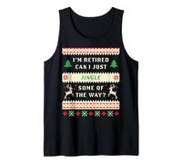 I'm Retired Can I Just Jingle Some of The Way Christmas Ugly Camiseta sin Mangas