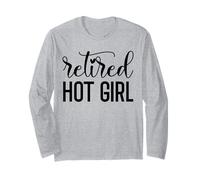 Im Retired Hot Girl Funny Retirement Women Mom Retired Woman Manga Larga