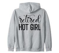 Im Retired Hot Girl Funny Retirement Women Mom Retired Woman Sudadera con Capucha