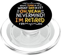 I'm Retired Pension Pension Seniors Abuelo Abuela Jubilado PopSockets PopGrip para MagSafe