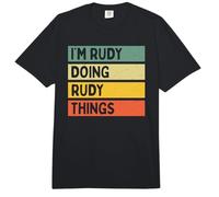 I'm Rudy Doing Rudy Things - Cita Personalizada Divertida Comfort Colors Adult Heavyweight T-Shirt