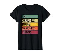 I'm Sanchez Doing Sanchez Things Funny Citas Personalizadas Camiseta gráfica económica, Mujer, Negro, XL