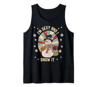 I'm Sexy and I Snow It - Funny Christmas Snowman - Hombre Mujer Camiseta sin Mangas