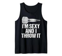 I'M SEXY AND I THROW IT - Fun and Sexy Bar Dart Style Camiseta sin Mangas