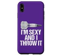 I'M SEXY AND I THROW IT - Fun and Sexy Bar Dart Style Carcasa para iPhone XS Max