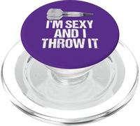 I'M SEXY AND I THROW IT - Fun and Sexy Bar Dart Style PopSockets PopGrip para MagSafe