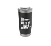 I'M SEXY AND I THROW IT - Fun and Sexy Bar Dart Style Vaso térmico de acero inoxidable de doble pared