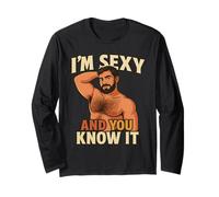 I'm Sexy and You Know It | Funny Gay Bear Pride Design Manga Larga