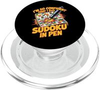 I'm So Confident That I Do Sudoku In Pen Puzzle Player - PopSockets PopGrip para MagSafe