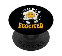 I'm So Eggcited PopSockets PopGrip Adhesivo