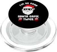 I'm So Good Santa Came Twice, Navidad Divertida PopSockets PopGrip para MagSafe