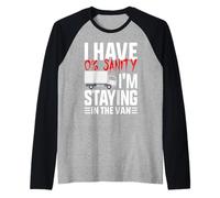 I'm Staying In Tha Van Funny Phasmophobia Gamer Women Men Camiseta Manga Raglan