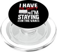 I'm Staying In Tha Van Funny Phasmophobia Gamer Women Men PopSockets PopGrip para MagSafe