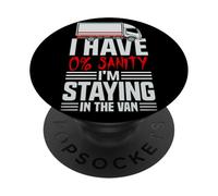 I'm Staying In Tha Van Phasmophobia Funny Gamer Women Men PopSockets PopGrip Adhesivo