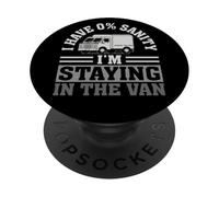I'm Staying In Tha Van Phasmophobia Funny Women Man PopSockets PopGrip Adhesivo