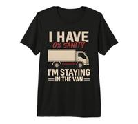 I'm Staying In Tha Van Vintage Phasmophobia Man Women Camiseta Premium