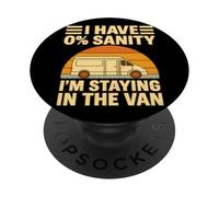 I'm Staying In Tha Van Vintage Phasmophobia Man'S Women's PopSockets PopGrip Adhesivo