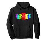 I'm Sweet Eat Me Cool Colorful Gummy Bear Candy Illustration Sudadera con Capucha