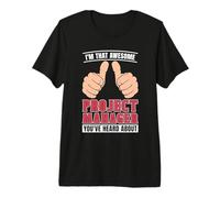 I'm That Awesome Project Scrum Master Gestión de Proyectos Camiseta Premium