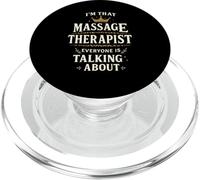 I'm That Massage Therapist Everyone Is Talking About Crown PopSockets PopGrip para MagSafe