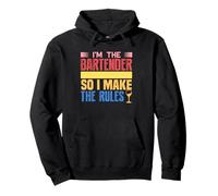 I'm The Bartender So I Make The Rules Funny Bartending Sudadera con Capucha