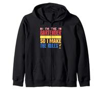 I'm The Bartender So I Make The Rules Funny Bartending Sudadera con Capucha