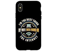 I'm The Best Thing My Wife Ever Found On The Internet Funny Carcasa para iPhone X/XS