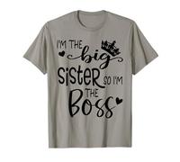 Im The Big Sister Girls Im Not Bossy Im Just Big Sister Boss Camiseta