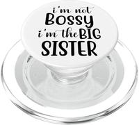 Im The Big Sister Girls Im Not Bossy Im Just Big Sister Boss PopSockets PopGrip para MagSafe