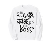 Im The Big Sister Girls Im Not Bossy Im Just Big Sister Boss Sudadera