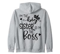 Im The Big Sister Girls Im Not Bossy Im Just Big Sister Boss Sudadera con Capucha