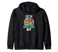 I'm The Birthday Boy Gaming T-Rex Cumpleaños a Juego Sudadera con Capucha