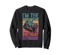 I'm The Birthday Boy Vintage Gamer Matching Birthday Sudadera