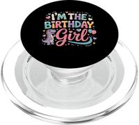 I'm The Birthday Girl Dinosaurio T-Rex Party Family Matching PopSockets PopGrip para MagSafe