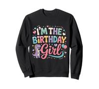 I'm The Birthday Girl Dinosaurio T-Rex Party Family Matching Sudadera
