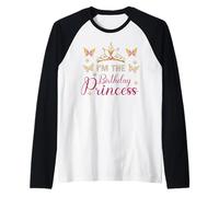 I'm The Birthday Princess Fiesta de cumpleaños Familia a Juego Camiseta Manga Raglan