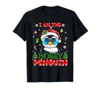 I'm The Bossy Penguin Christmas Outfit Funny Xmas Camiseta
