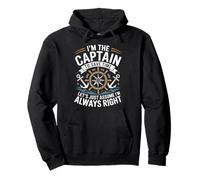 I'm The Captain Assume I'm Always Right Funny Sailing Sudadera con Capucha