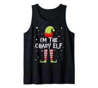 I'm The Chatty Elf Funny Christmas Matching Family Group Camiseta sin Mangas