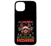I'm The Cheeky Reindeer Christmas Outfit Funny Xmas Carcasa para iPhone 15 Plus