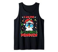 I'm The Clumsy Penguin Christmas Outfit Funny Xmas Camiseta sin Mangas
