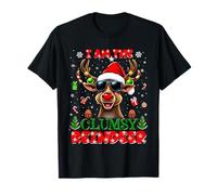 I'm The Clumsy Reindeer Christmas Outfit Funny Xmas Camiseta