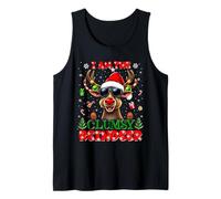 I'm The Clumsy Reindeer Christmas Outfit Funny Xmas Camiseta sin Mangas