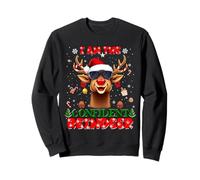 I'm The Confident Reindeer Christmas Outfit Funny Xmas Sudadera