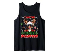 I'm The Cozy Reindeer Christmas Outfit Funny Xmas Camiseta sin Mangas