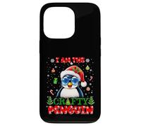 I'm The Crafty Penguin Christmas Outfit Funny Xmas Carcasa para iPhone 13 Pro