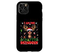 I'm The Crafty Reindeer Christmas Outfit Funny Xmas Carcasa para iPhone 11 Pro